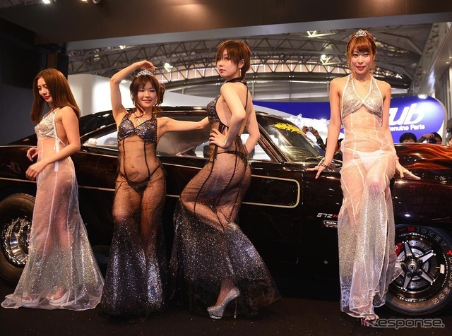 東京オートサロン17 コンパニオン Aiwa ブースは今年も華ざかり その1 Push On Mycar Life