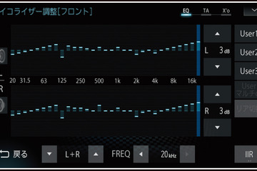 【サウンドチューニング大辞典】第1章「イコライザー」その5「上級AV一体型ナビのトレンド」 画像