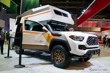 『タコジラ』登場?! タコマTRDスポーツ のキャンピングカー…SEMA 2021 画像