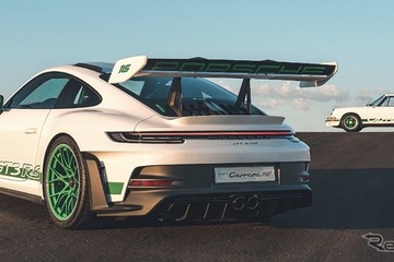 ポルシェ 911GT3 RS 新型、緑＋白は「カレラRS 2.7」へのオマージュ［詳細写真］ 画像