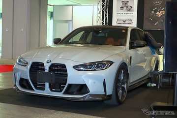 クワトロリゴの新アンプとスピーカーを搭載したBMW M3を聴く!!…大阪オートメッセ2024 画像