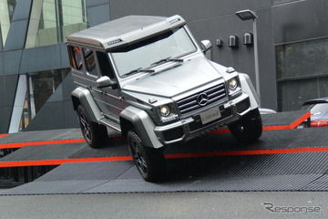 【メルセデス G550 4×4 スクエアード】Gクラス統括責任者「高速走行への対応に苦心」 画像