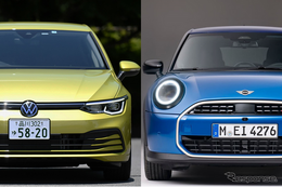 【MINI クーパー 5ドア vs ゴルフ】スペック比較…5ドア・ハッチバックとしての立ち位置は？ 画像