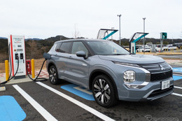 【三菱 アウトランダーPHEV 新型試乗】「100kmをBEVとして走ることができる」は本当か…中村孝仁