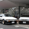 右がBEVの「AE86 BEV Concept」、左がエンジンスワップの「AE86 G16E Concept」