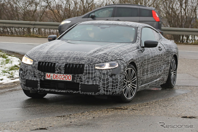 BMW 8シリーズ スクープ写真