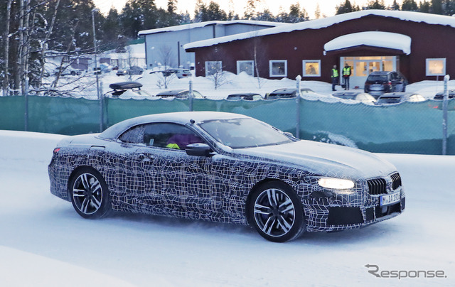 BMW 8シリーズカブリオレ Mパフォーマンス スクープ写真