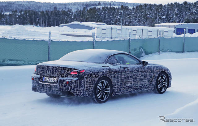 BMW 8シリーズカブリオレ Mパフォーマンス スクープ写真