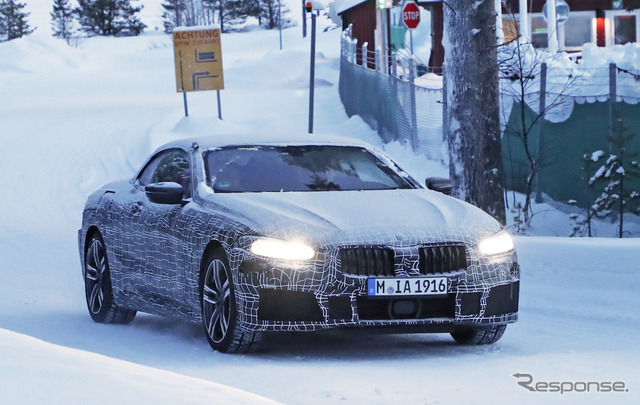 BMW 8シリーズカブリオレ Mパフォーマンス スクープ写真