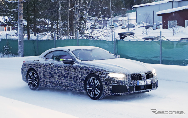 BMW 8シリーズカブリオレ Mパフォーマンス スクープ写真