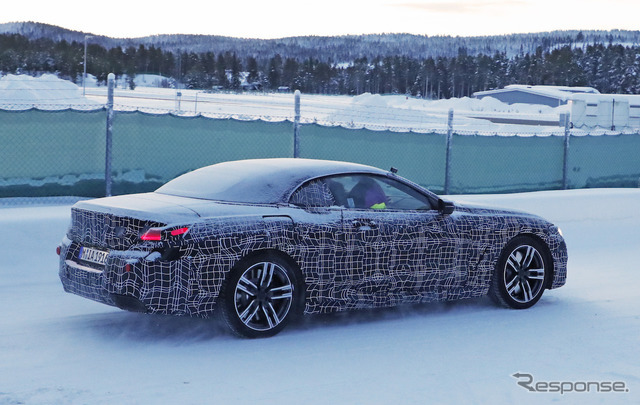 BMW 8シリーズカブリオレ Mパフォーマンス スクープ写真