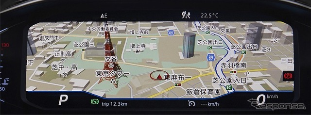 VW ポロ TSIハイライン デジタルメータークラスター“Active Info Display”