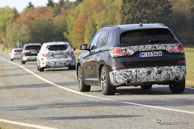 BMW X1 改良新型スクープ写真