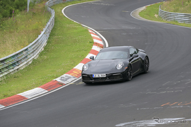 ポルシェ 911 次期型スクープ写真