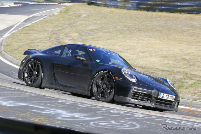 ポルシェ 911 GT3 次期型スクープ写真