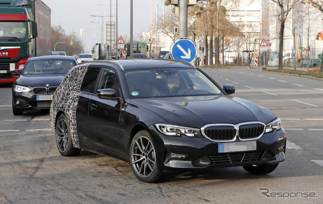 BMW 3シリーズツーリング 次期型スクープ写真