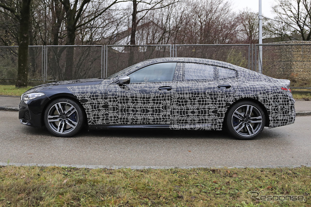 BMW 8シリーズグランクーペ「M850i」スクープ写真