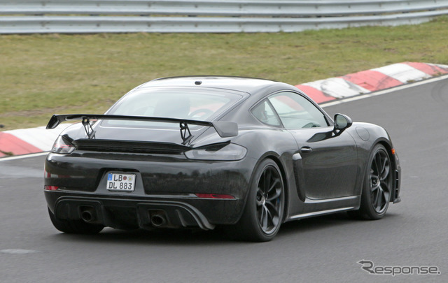 ポルシェ 718 ケイマン GT4 スクープ写真