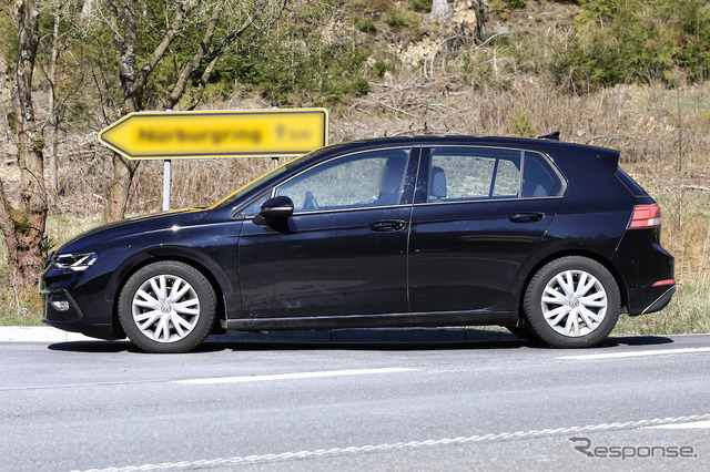 VW ゴルフ 新型 スクープ写真