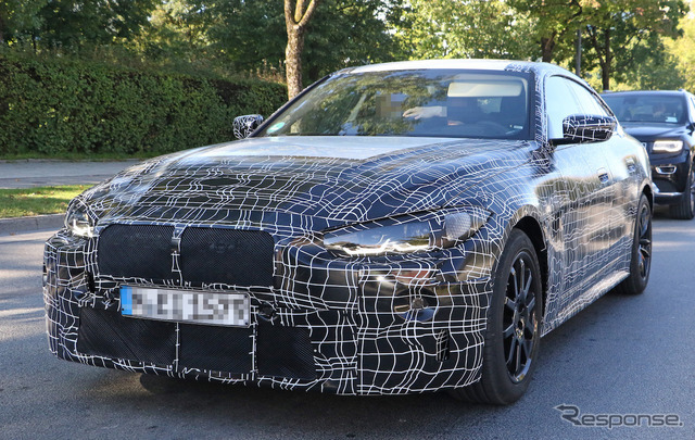 BMW 4シリーズ グランクーペ 新型プロトタイプ（スクープ写真）