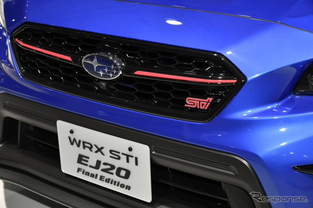 スバル WRX STI EJ20 ファイナルエディション（東京モーターショー2019）