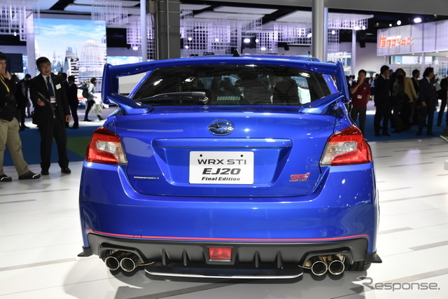 スバル WRX STI EJ20 ファイナルエディション（東京モーターショー2019）