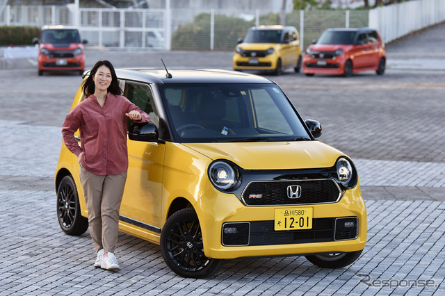 まるも亜希子氏とホンダ N-ONE RS