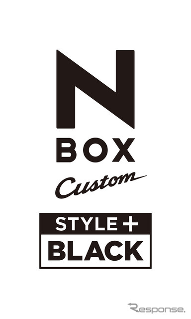 ホンダ N-BOXカスタム STYLE＋ BLACK ロゴ