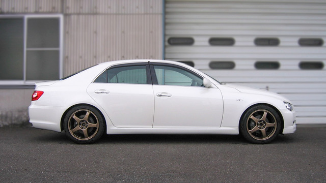 RX1装着TOYOTA MARK X GRX120（Ft: -45mm / Rr: -40mm）