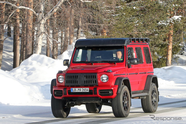 メルセデス AMG G500/G550 4×4スクエアード 後継モデル（スクープ写真）