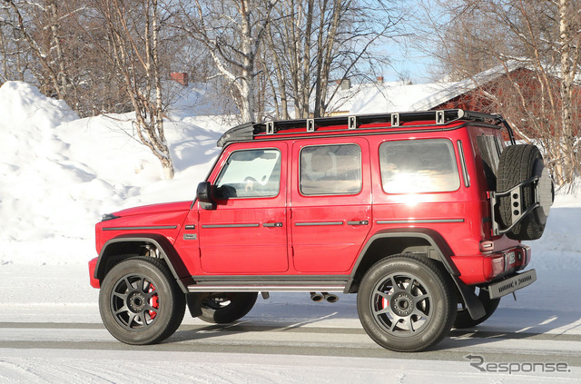 メルセデス AMG G500/G550 4×4スクエアード 後継モデル（スクープ写真）