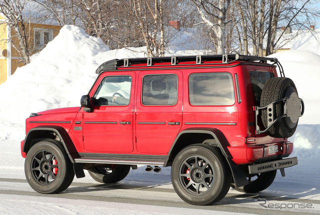 メルセデス AMG G500/G550 4×4スクエアード 後継モデル（スクープ写真）