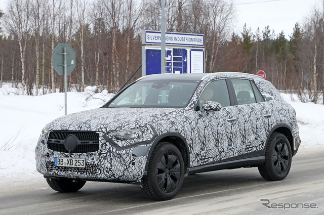 メルセデスベンツ GLC 次期型プロトタイプ（スクープ写真）