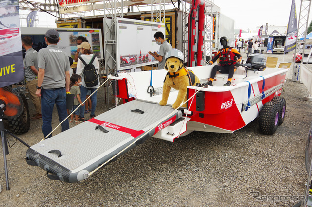 洪水・水難救助艇の「RS-13」（RESCUE EXPO in 立川）