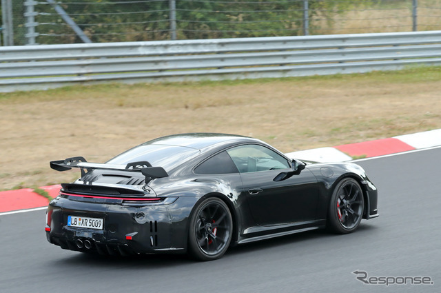 ポルシェ 911 GT3 改良新型プロトタイプ（スクープ写真）