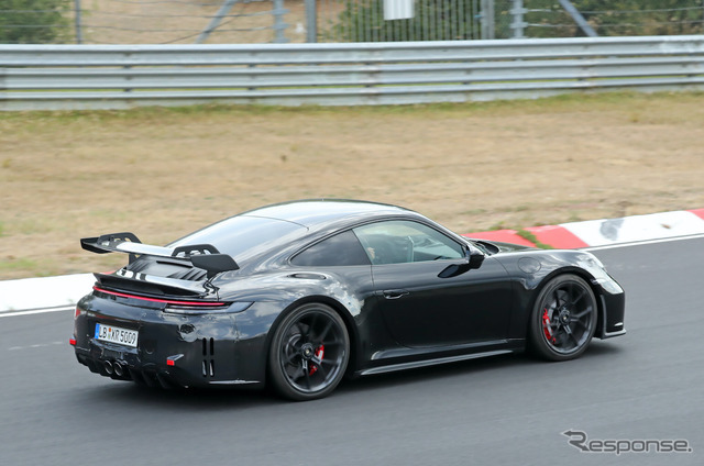 ポルシェ 911 GT3 改良新型プロトタイプ（スクープ写真）