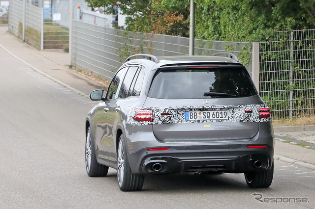 メルセデス AMG GLB 35 プロトタイプ（スクープ写真）