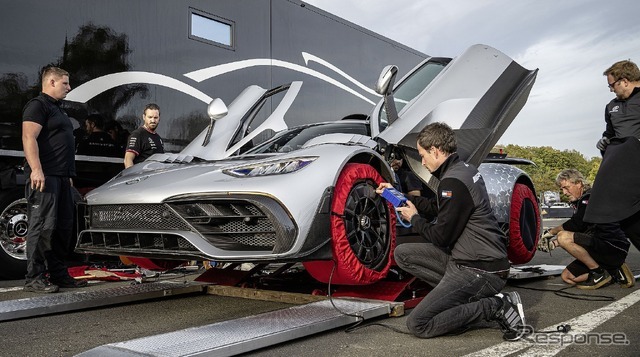 メルセデスAMG ワン のドイツ・ニュルブルクリンク北コースでのタイムアタック