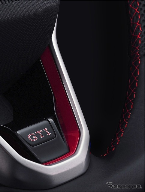 VW ポロ GTI GTI専用レザーマルチファンクションステアリングホイール