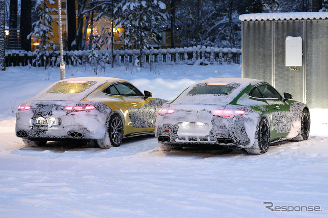 メルセデス AMG GT 次期型プロトタイプ（スクープ写真）