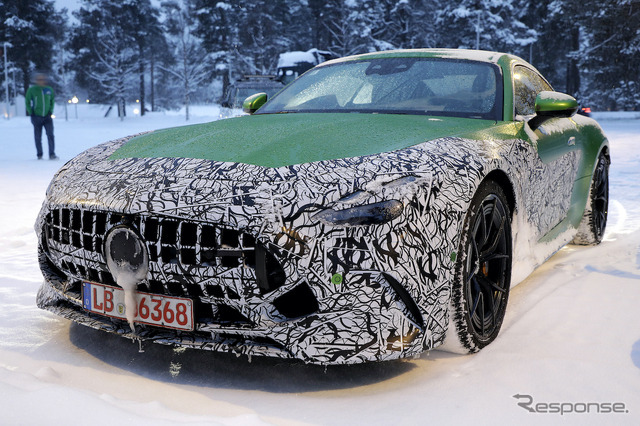 メルセデス AMG GT 次期型プロトタイプ（スクープ写真）