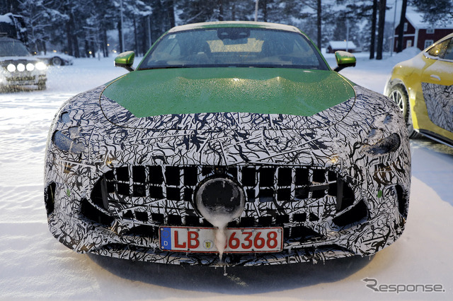 メルセデス AMG GT 次期型プロトタイプ（スクープ写真）