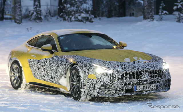 メルセデス AMG GT 次期型プロトタイプ（スクープ写真）