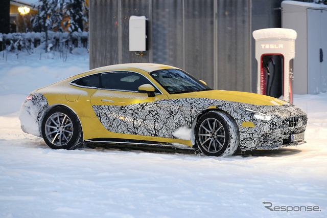 メルセデス AMG GT 次期型プロトタイプ（スクープ写真）