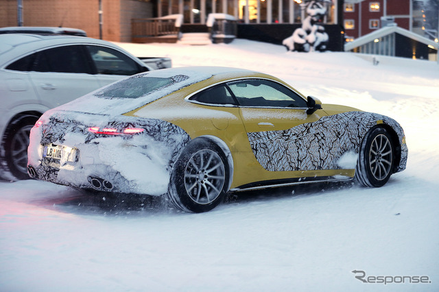 メルセデス AMG GT 次期型プロトタイプ（スクープ写真）