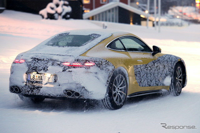 メルセデス AMG GT 次期型プロトタイプ（スクープ写真）