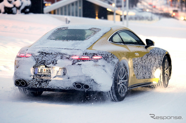 メルセデス AMG GT 次期型プロトタイプ（スクープ写真）