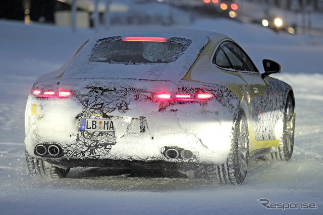 メルセデス AMG GT 次期型プロトタイプ（スクープ写真）