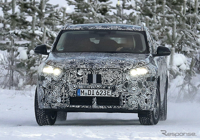 BMW iX2 プロトタイプ（スクープ写真）