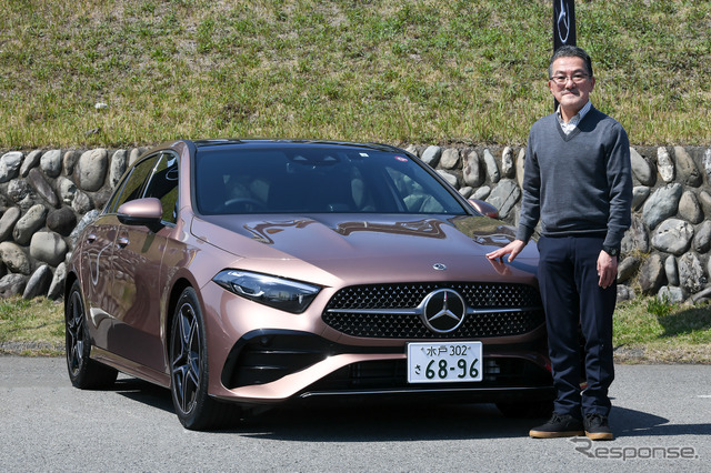 メルセデスベンツ Aクラスと島崎七生人氏